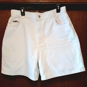 COPY - Lee white denim shorts